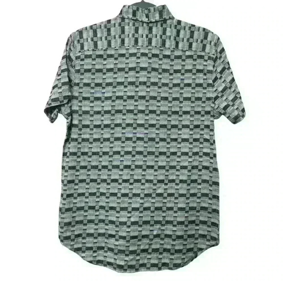 NWT Ben Sherman Linen Blend Short Sleeve Button Down Shirt, Size S - Picture 5 of 6